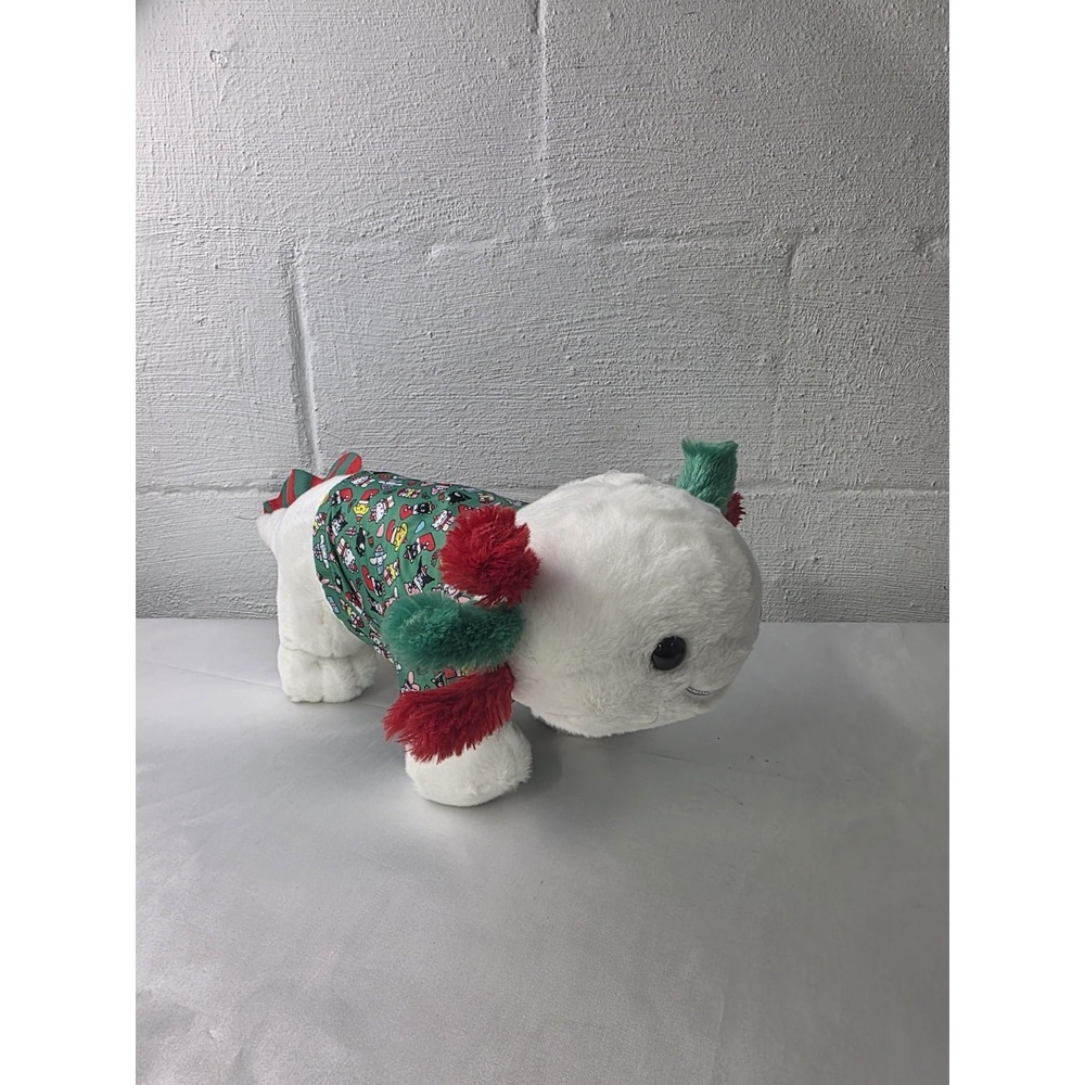 Build A Bear Festive Axolotl Christmas Plush Stuffed‎ Animal Hello Kitty Pajamas